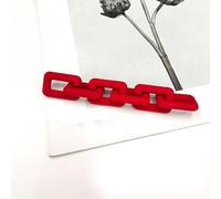 Anillos de enlace cuadrados acrílico | Multicolor, 30 piezas for hacer joyas, cadena for teléfono.(Red)
