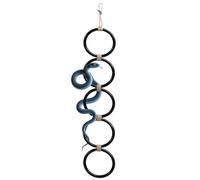 Anillos de escalada de serpiente, bola de instalación colgante, juguetes de enriquecimiento de pitón para serpientes de maíz, liguero, serpientes, iguana, lagartos, camaleones