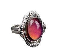 Anillos de estado de ánimo ajustables para niñas niños anillo mágico de color mixto anillos de humor cambiantes Accesorios diarios Durable Design