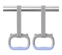 Anillos de gimnasia | Equipo de entrenamiento ajustable de 440 libras | Anillos de entrenamiento | Para niños Carrera de obstáculos, patio trasero, hogar, interior y exterior, ejercicio de