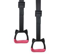 Anillos de gimnasia para niños, anillos de gimnasia de nailon antideslizante, para ejercicios pull-up con correas ajustables para ejercicios infantiles, de mono resistente de 200 kg para