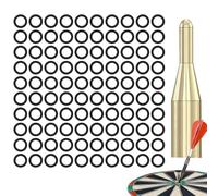 Anillos de Goma genéricos para Dardos, Juntas tóricas para Dardos | 100 Piezas de Anillos Multiuso sin Deslizamiento, Dardos portátiles para Dardos con 2AB, para el Amo