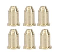 Anillos de Guitarra, Mejora el Sonido y Durabilidad, Accesorios para Guitarra Eléctrica, 6 Piezas Doradas para Músicos Profesionales, Aficionados, Estudios y Conciertos