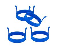 Anillos de huevo para placa, de cocción de huevos - 4 moldes de panqueques redondos | Moldes de huevos para placa, herramienta de cocina, modelador de huevos de silicona para freír huevos