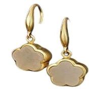 Anillos De Joyería,Pendientes ÉtnicosPendientes De Flor De Ciruelo De Jade Blanco Natural Estilo De Corte Retro Chino Joyería De Plata Única Elegante for Mujer