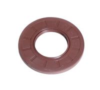 Anillos de junta caucho fluorado TC, sello aceite marco FKM 32-36 mm, cubierta doble labio con resorte for eje cojinete, 2 piezas(32x65x8mm)