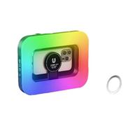 Anillos de luz con batería recargable que cambia de color, luz de relleno LED para creadores de contenido, viajes, vloggers, luz portátil para fotografía