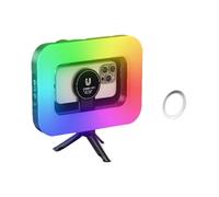 Anillos de luz LED creativos con relleno de batería recargable para fotografía de productos selfie, tornillo de 1/4 pulgadas, anillos LED de color ajustables