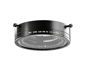 Anillos de luz LED para microscopio, lámpara de anillos polarizados con 72 cuentas LED y ángulos de compensación de 25-36 grados para cámara, luz de microscopio polarizada