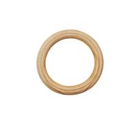 Anillos de madera de 25/35/50/55/70/80 mm, anillos de madera sin terminar para proyectos, joyería, manualidades, accesorios, círculos de madera con agujeros para colgar en la puerta, adornos