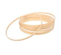 Anillos de madera sin tratar 25 cm 10 piezas aros florales de madera macramé círculo anillos for fiesta boda hogar DIY corona flores marco atrapasueños