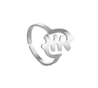 Anillos de mapa de África punk para mujeres y niñas, de acero inoxidable, color dorado, anillos abiertos africanos, étnicos, joyería cultural, regalo, Resizable