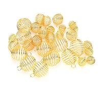 Anillos de metal para trenzado de cabello, accesorios de decoración para rastas de primavera, anillos para el cabello para trenzas (Dorado (luz blanca cálida 3000 K))
