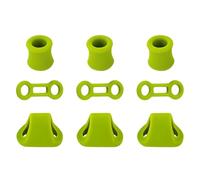 Anillos de mosquetón de bloqueo para escalada - Juego de manga de seguridad de servicio pesado de silicona | Rappel & Rappel Positioning Equipment for Mountaineering, Cave Exploration and Rescue Gear
