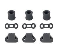 Anillos de mosquetón de bloqueo para escalada - Juego de manga de seguridad de servicio pesado de silicona | Rappel & Rappel Positioning Equipment for Mountaineering, Cave Exploration and Rescue Gear