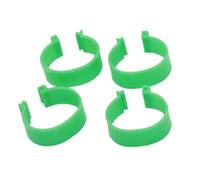 Anillos de muslo de pollo 30 anillos de 25 mm diámetro interior for patas aves corral, tipo hebilla, con clip, for pollos, patos, gansos, pavos adultos, equipo cría(Green)