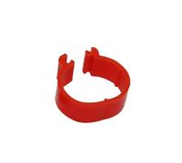 Anillos de muslo de pollo 70 anillos de pata for aves corral 16 mm diámetro interior, tipo hebilla, for pollos, codornices, pavos adultos, equipo cría(Red)