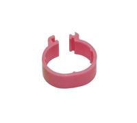 Anillos de muslo de pollo 70 anillos de pata for aves corral 16 mm diámetro interior, tipo hebilla, for pollos, codornices, pavos adultos, equipo cría(Pink)