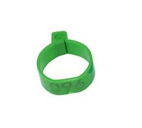 Anillos de muslo de pollo Anillo de marcado digital for aves corral, 25 mm, for pollos, patos y gansos, 001-200, equipo for cría , 100 unidades(Green)