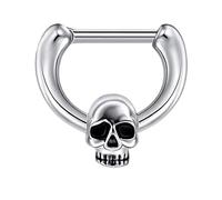 Anillos De Nariz Calavera Acero Inoxidable Con Detalles Intrincados Pendientes Mose Para Aquellos Que Aman Los Accesorios Únicos Y Atrevidos Accesorio Nariz