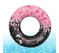 Anillos de Natación con Asa, Flores de Lentejuelas, Ergonómico, Inflable