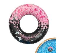 Anillos de Natación Inflable ergonómico con Lentejuelas de Flor