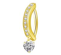 Anillos de ombligo perforantes | Anillos de joyería para mujer para ombligo, anillos de joyería de ombligo para niñas para fiestas, viajes, bodas, uso diario, A, Cobre, Consulte la descripción