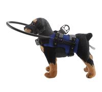 Anillos de parachoques para perro ciego,Entrenamiento confortable ajustable ligero | Dispositivo protector anticolisión, construcción de confianza arnés guía dispositivo Ayuda Construir
