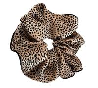 Anillos de pelo de leopardo de moda durabilidad lazos para el cabello elegantes locura para mujeres versátiles estilo espalda de tela