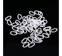Anillos de Pico de Pollo, Herramienta Anti-Pico Anillos de Pico de 50 Pcs, Mediano 15 Mm X 9 Mm, Gran 20 Mm X 12 Mm, Rosa y, Pico de Pollo de Plástico, Pollos de Jaula