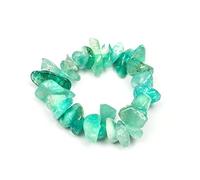 Anillos de piedra de grava de cristales naturales, cuarzo rosa, amatista, hechos a mano, joyería elástica para mujer, regalo elástico, aventurina