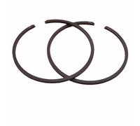 Anillos de pistón de alto rendimiento de 1,5 mm for desbrozadoras, recortadoras y motosierras: kit de repuesto de 2 piezas for motores de 2 tiempos.(48X1.5mm)