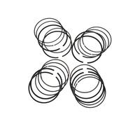Anillos de pistón de Motor de 83 mm, 83,25 mm, 83,5 mm, 83,75 mm y 84 mm for VS800GL, VS800 (1992-2006), VX800, VZ800 (12140-45C10-000)(4pcs-STD)