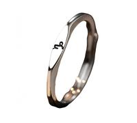 Anillos De Plata Mujer Anillos De Plata Del Zodiaco 12 Para Mujeres Y Hombres Finos Apilables Con Constelaciones Astrológicas Ajustables Tallas 13-17 Regalo De Cumpleaños De Platino Capricornio.