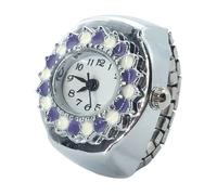 Anillos de reloj para mujer, reloj de anillo preciso para hombres, innovador reloj de joyería con cronometraje preciso para familiares, colegas, cumpleaños, Navidad, Día de la Madre, San Valentín