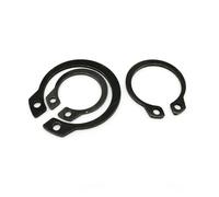 Anillos de retención, Arandela de retención eje manganeso M3 a M40, arandela bloqueo a presión, cojinete, tipo C, anillo externo