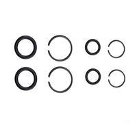 Anillos de retención con junta tórica para llaves neumáticas cuadradas de 1/2 pulgada y 3/8 pulgadas, 4 juegos de clips de repuesto para llaves eléctricas y de aire