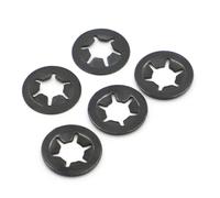 Anillos de retención de cojinetes de ciruela, arandela de flor, clip M2 M2.5 M3 M4 M5 M6 M8 M10 M12(M3 50PCS)