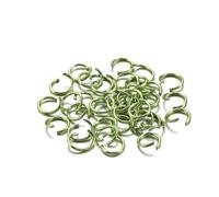 Anillos de salto abiertos 300 Uds. Anillo de salto dividido 6, 8 y 10mm, conector anillos abiertos coloridos for hacer joyas Diy, suministros accesorios(Grass Green,8mm)