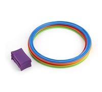 Anillos de Salto, Juegos al Aire Ligero y Duradero, 5 Piezas, Juguete Educativo, Ideal para Actividades al Aire para Niños de 3 años en adelante y más, para Familia, Escuela, Parques