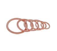 Anillos de sellado de cobre M8-M12 Junta de cobre Junta plana DIN7603A M9 M10 25-100 piezas(M10x16x1.5-50PCS)