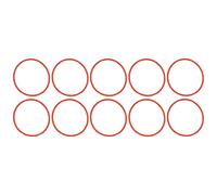 Anillos de Sellado de Goma 10 Piezas, Círculo Preciso, Resistente al Calor, Suave, para Placa de Válvula 1500W - Durabilidad Mejorada, Ajuste Perfecto, Uso Profesional (550W)