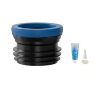 Anillos de sellado de inodoro flexibles con diseño sin fugas, sellos de junta de inodoro multiusos de fijación rápida para la familia y los niños seguros