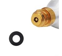 Anillos de sellado de repuesto de silicona para reparación de boquillas de botella Sodastream Club Blue Home, paquete de 2 arandelas negras de grado alimenticio de 10,1 mm de diámetro exterior de 18,5