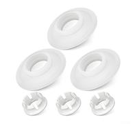 Anillos de sellado de silicona para válvula de drenaje de inodoro Ideal Standard SV01967, compatible con características de retención de sello predecibles (blanco)