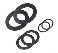 Anillos de sellado, paquete de 6 arandelas de silicona para piezas de piscina Intex 10747 25006, juntas de prevención de fugas para conexiones de manguera, kit de repuesto para mantenimiento de