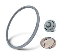 Anillos de sellado para olla a presión WMF Perfect de piezas de repuesto - Anillos de goma para olla a presión de 22 cm y junta de señal de cocción para WMF Perfect y Silit Sicomatic, apto para