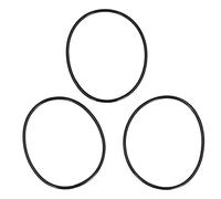 Anillos de sello de goma, sello de nitrilo de repuesto Accesorio perfecto para carcasas de filtro de agua de ósmosis inversa Diámetro 148x140x4.2mm Negro Juego de 3 juntas tóricas