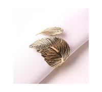 Anillos de servilleta para decoración de mesa, Anillos for servilletas de metal con hebilla, 20 piezas, decoración mesa boda multicolor