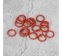 Anillos de Silicona Amortiguadores de Tubo Amortiguan las Vibraciones para 12AX7 12AU7 12AT7 12BH7 EL84, 20 Anillos Naranjas para Entusiastas de los Tubos de Electrones